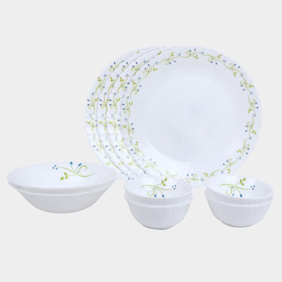 Home Select 10 Pcs. Opalware Dinner Set, Microwave Safe Vishal Mega