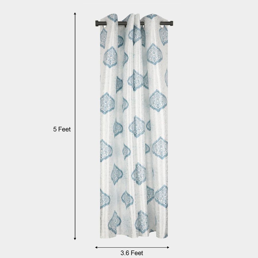 5ft. Light Blue Window Curtain, , large image number null