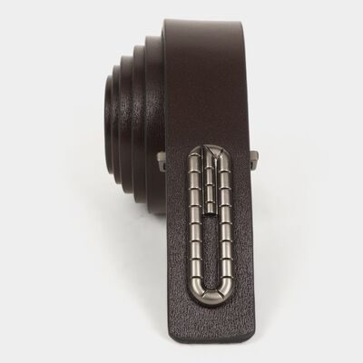 Men's Brown Polyurethane Formal Belt