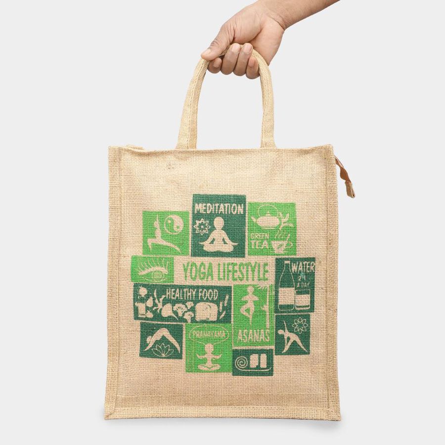 Beige Jute Bag , , large image number null