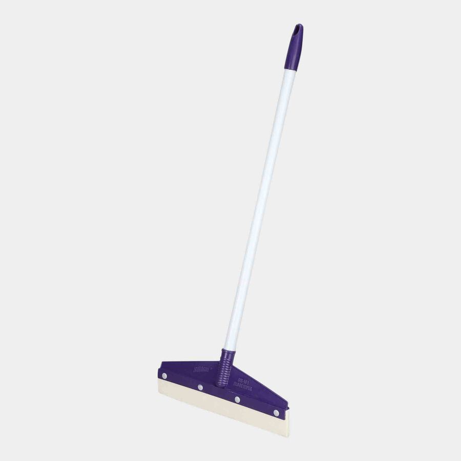 Plastic Bathroom Wiper With Handle And Toilet Brush - Set of 2, , large image number null
