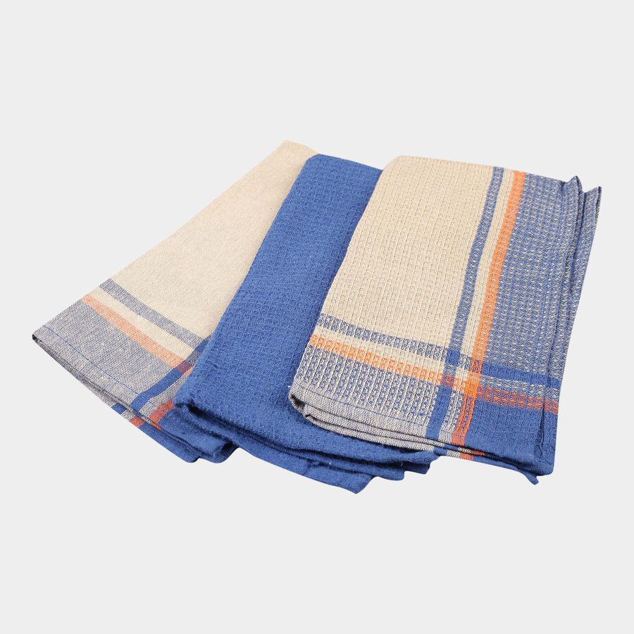 Set Of 3 Cotton Kitchen Napkin, , large image number null