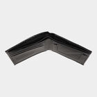 Men's Black Polyurethane Wallet, , small