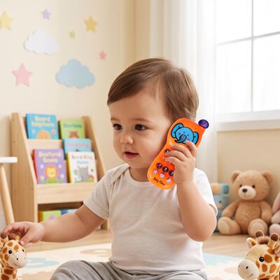 Kid's Elephant Baby Phone Musical Toy