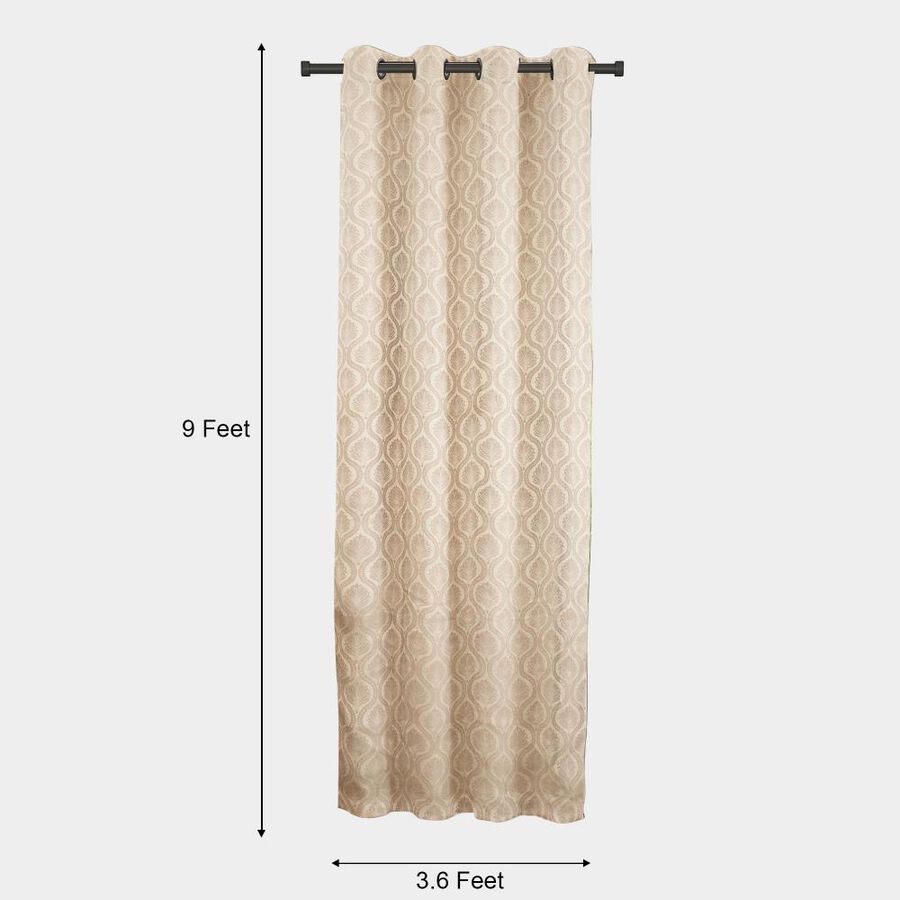 9ft. Cream Polyester Curtain, , large