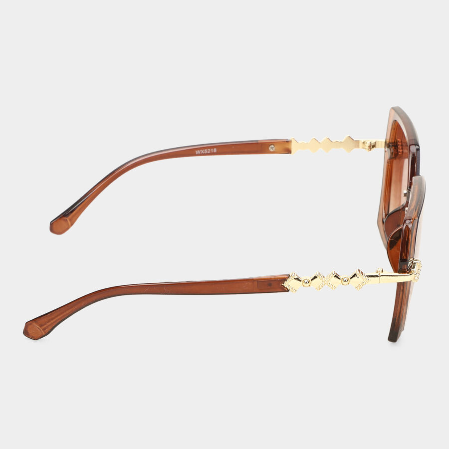 Women's Plastic Gradient Square Sunglasses, , large