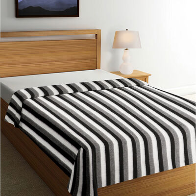 Black Microfiber Blanket