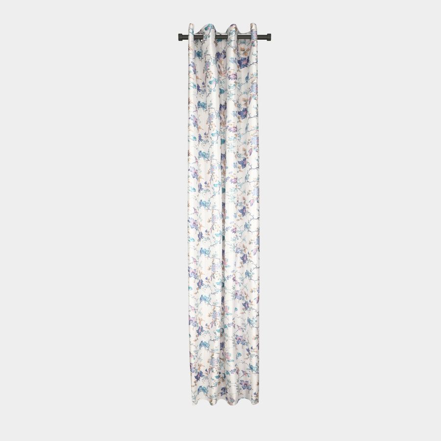 9ft. Light Blue Microfiber Long Door Curtain, , large image number null