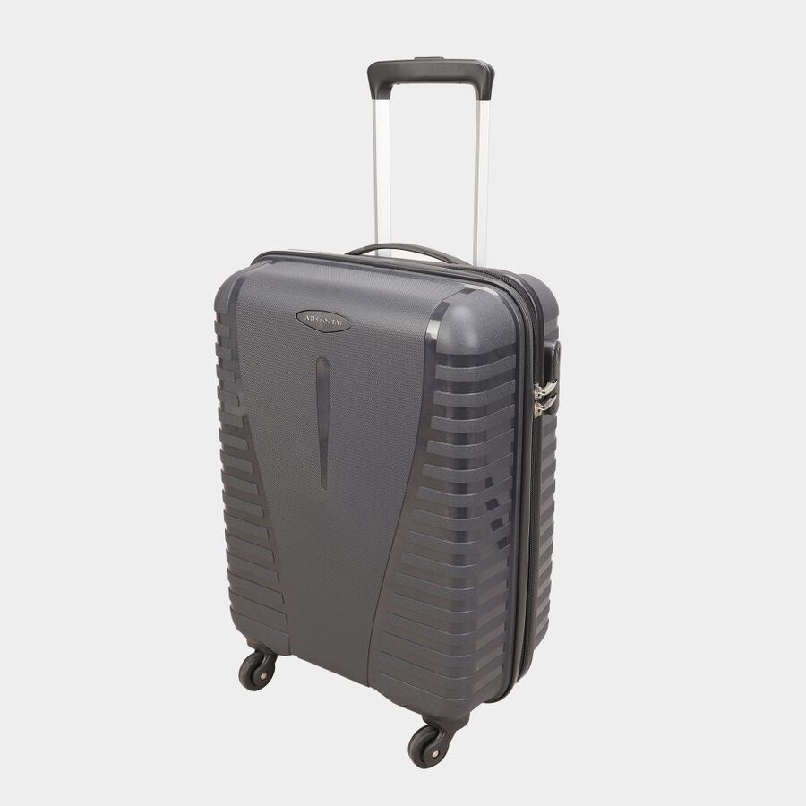 4-Wheel Dark Grey Polypropylene Hard Case Trolley, Small + Medium + Large, , large image number null