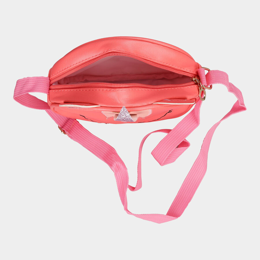 Kid's Red Polyurethane Bag, , large image number null