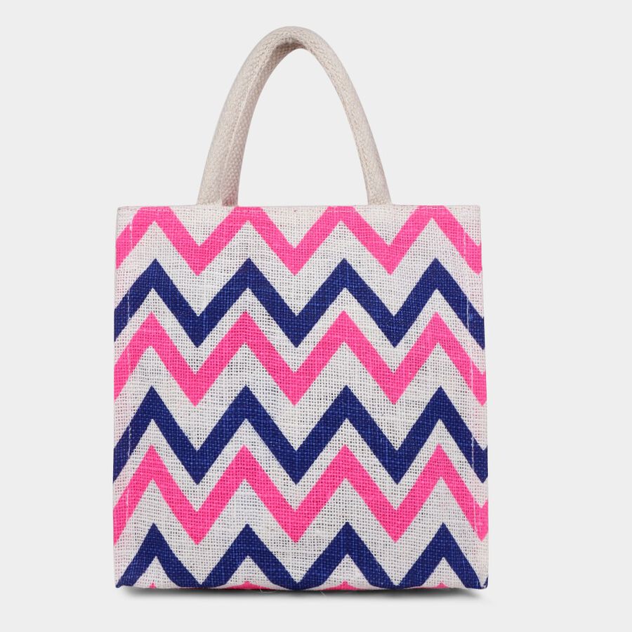 White Jute Lunch Bag, , large image number null