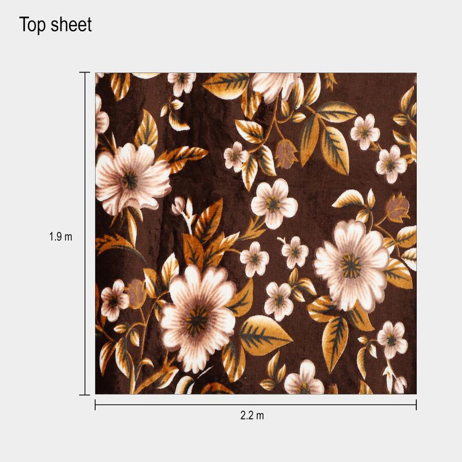 Blue Polyester Cotton Pillow Cover , , large