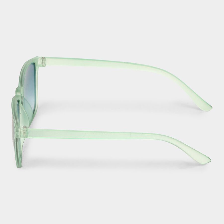 Kid's Plastic Clear Glass Round Sunglasses, , large image number null