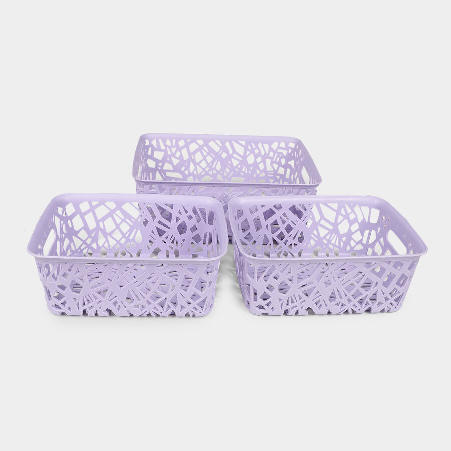 Plastic Zig-Zag Basket, , large image number null