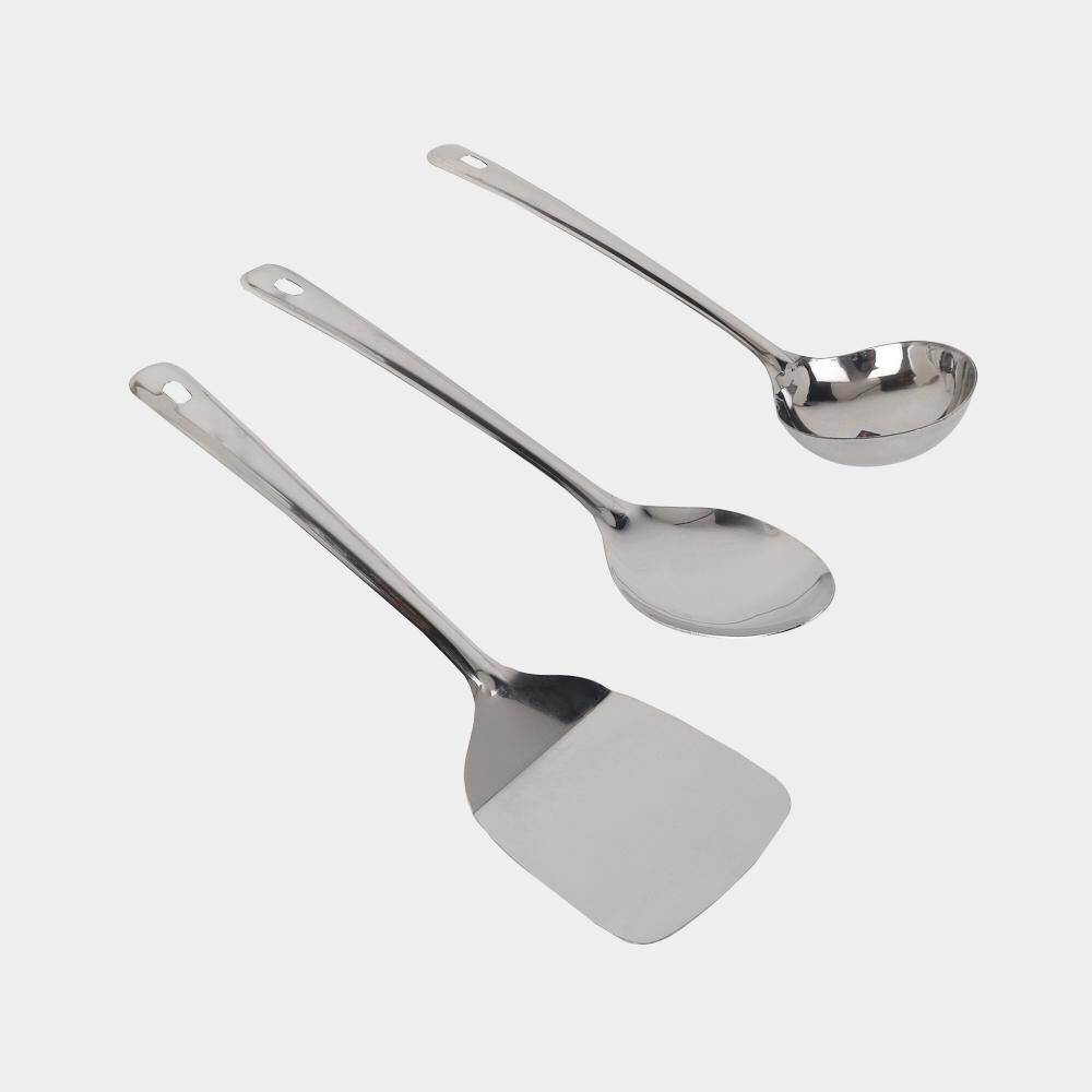 Steel Kitchen Tool Set, Set of 3 Steel Kitchen Tool Set, Set of 3