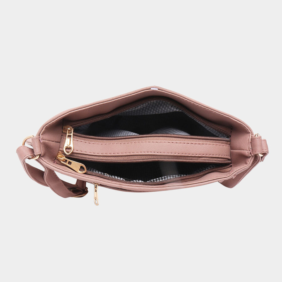 Women's Polyurethane Zipper Handbag, , large image number null