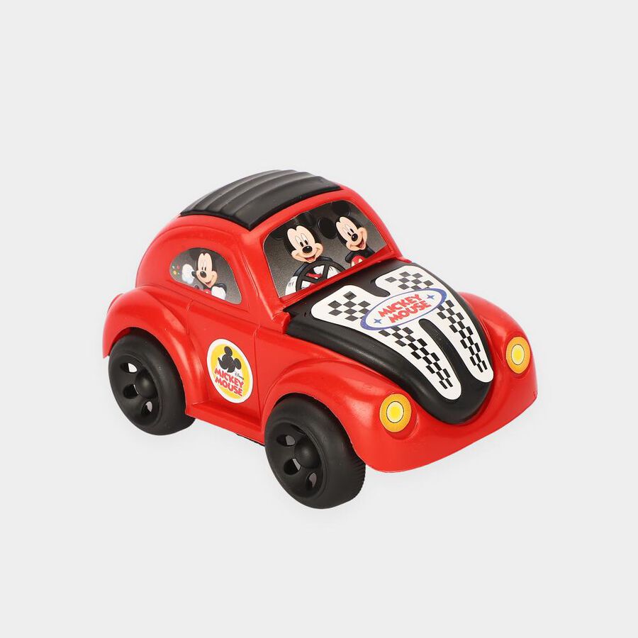 Kid's Disney Mickey Mouse Pull String Toy Car, , large