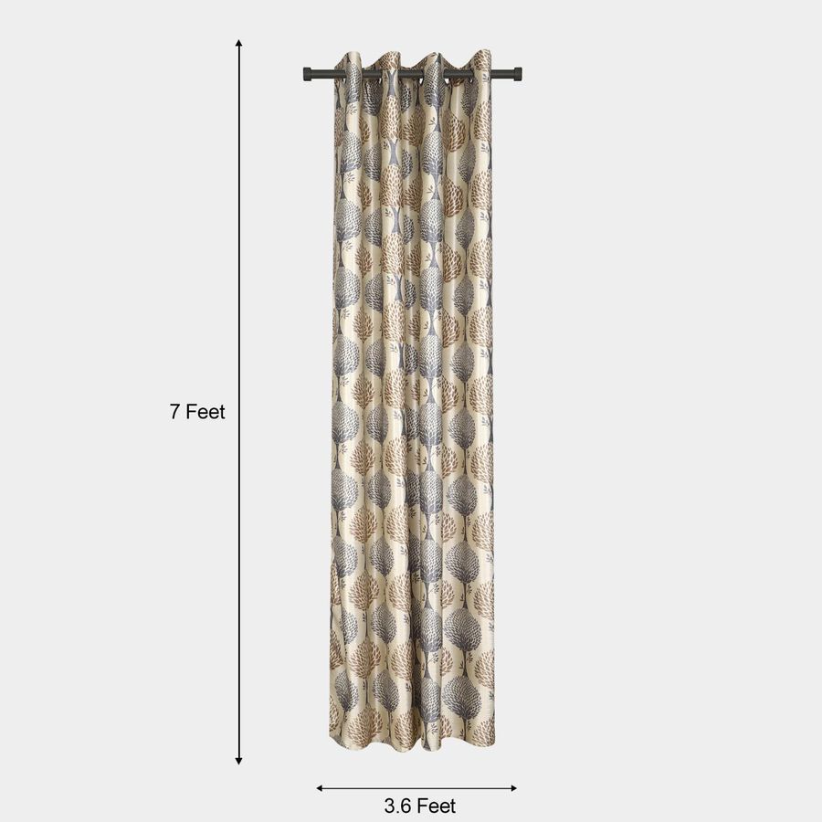 7ft. Blue Microfiber Door Curtain, , large image number null