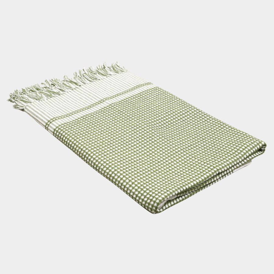 220 GSM Green Cotton Blend Bath Towel, , large