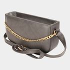 Women's White Polyurethane Handbag, , small image number null