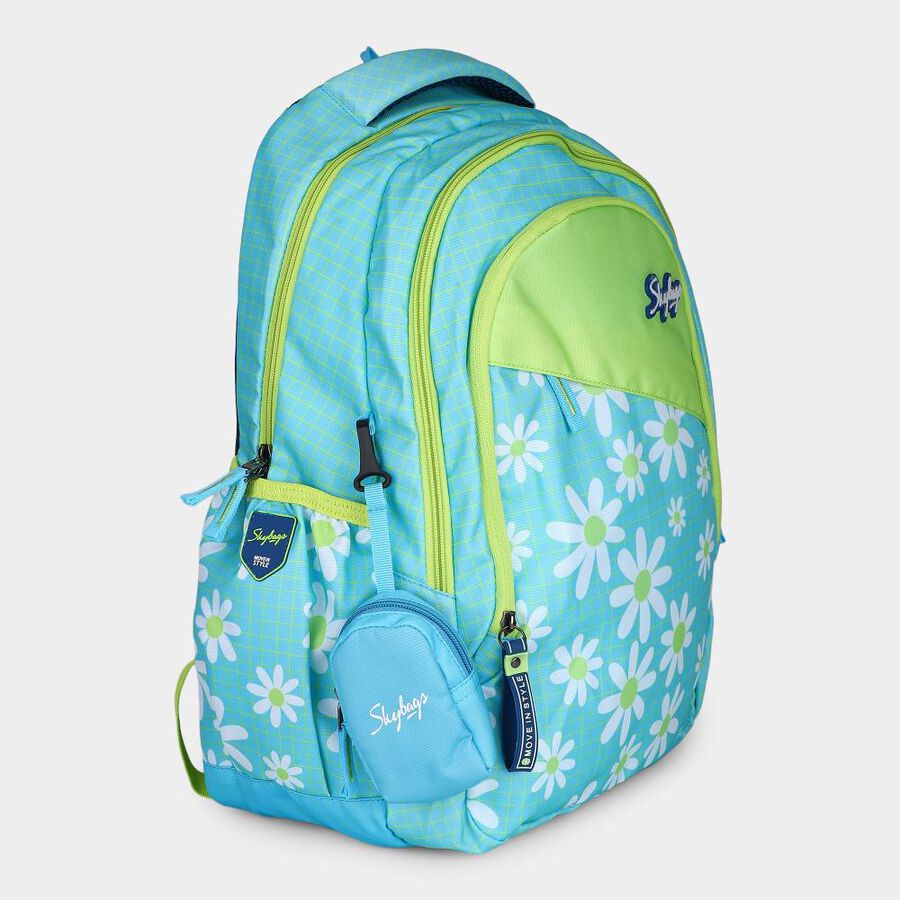 Flower Printed School Bag , , large