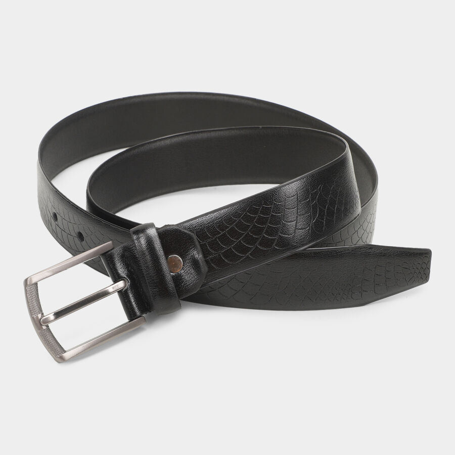 Men's Tan Brown Polyurethane Belt, , large image number null