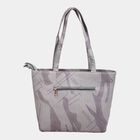 Women's Grey Polyurethane Hand Bag, , small image number null