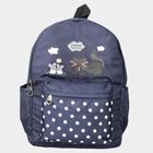 Women's Blue Polyurethane Backpack, , small image number null