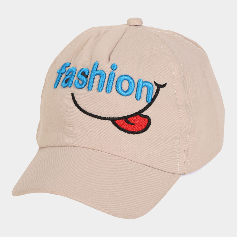Kids' Black Canvas Cap, , large image number null