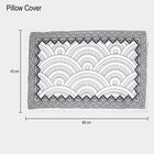 120 GSM Grey Microfiber Double Bedsheet With Pillow Cover, , small image number null