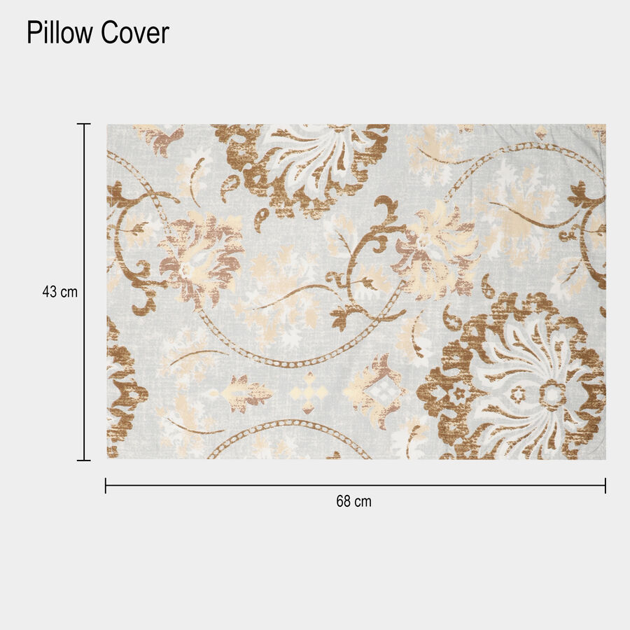 120 GSM White Polyester Double Bedsheet, , large image number null