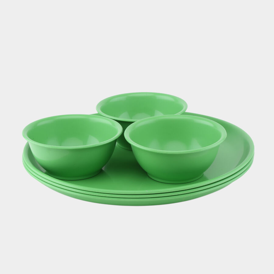 Plastic Plate & Bowls - 6 Pcs., , large image number null