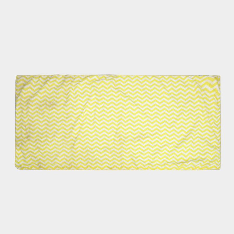 155 GSM Yellow Microfiber Bath Towel, , large image number null