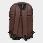 Women's Brown Polyurethane Backpack, , small image number null