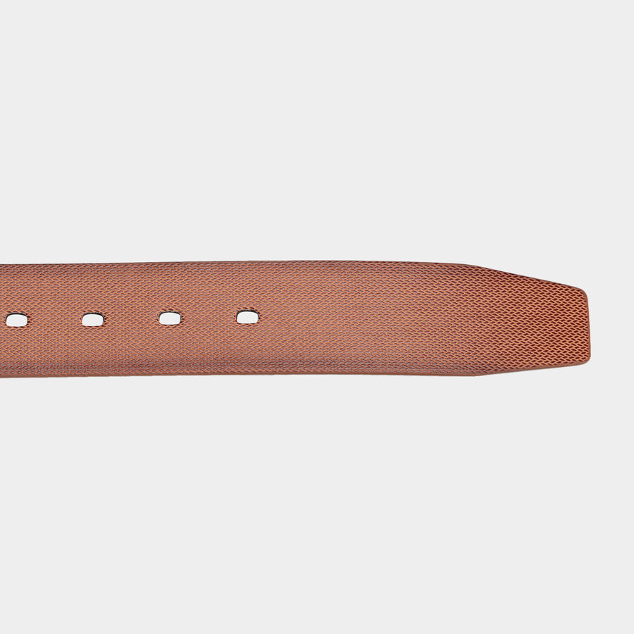 Men's Polyurethane Casual Belt, Size 36, Textured, , large image number null