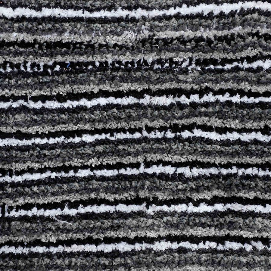 Grey Stripe Microfiber Bath Mat, , large image number null