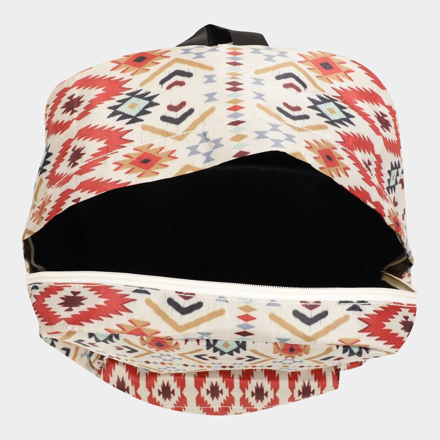 Women's Printed Fabric Backpack, , large image number null