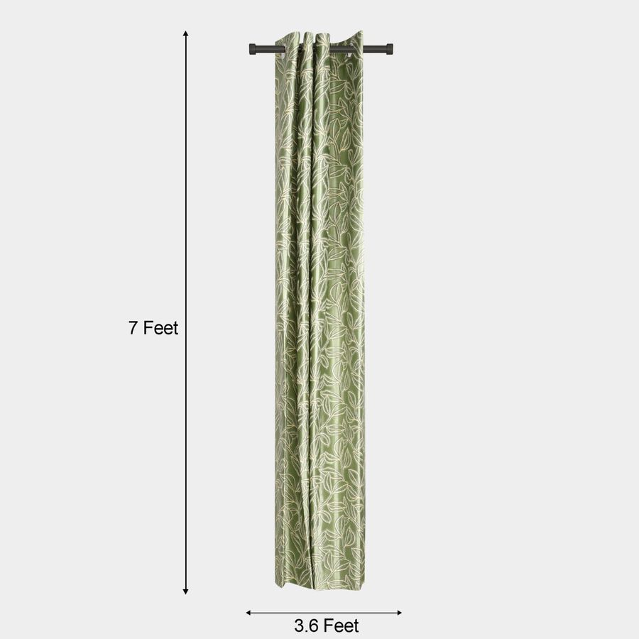 7ft. Green Polyester Curtain, , large
