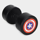 Black Rub-Iron Dumbbells, , small