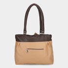 Woman's Brown Polyurethane Bag, , small