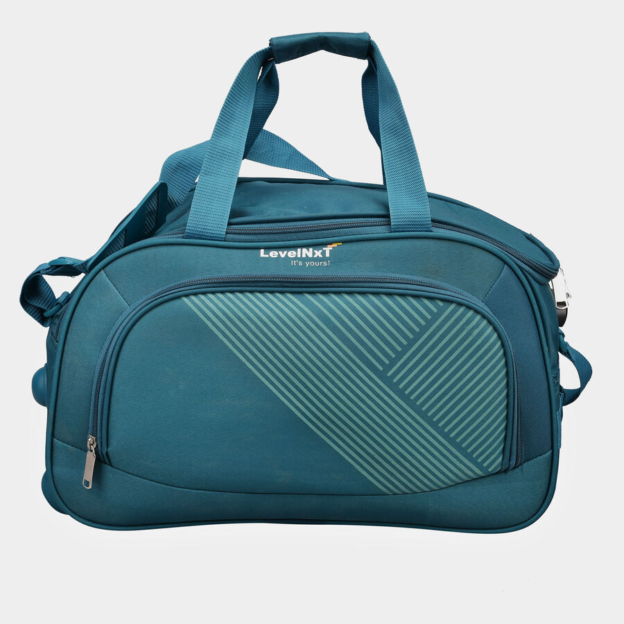 Teal Polyester Duffle Trolley, , large image number null