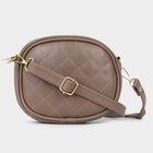 Kid's Brown Polyurethane Bag, , small