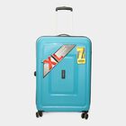 8-Wheel Light Blue Polypropylene Hard Case Trolley, Large, , small image number null
