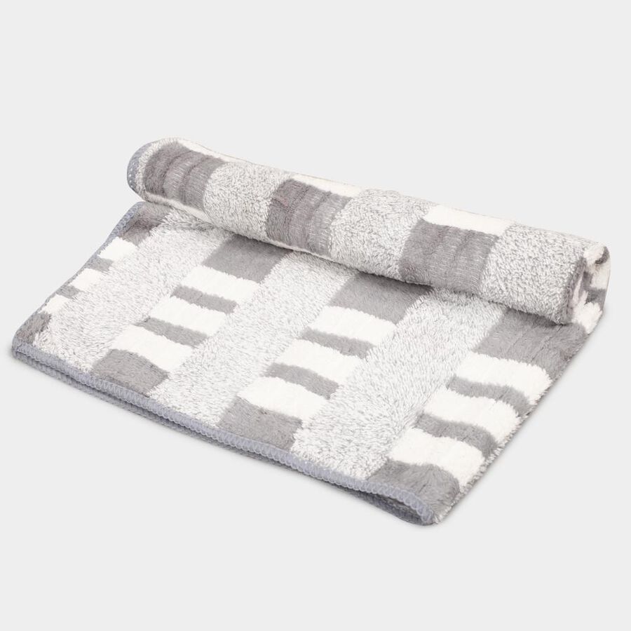 330 GSM Grey Microfiber Hand Towel, , large