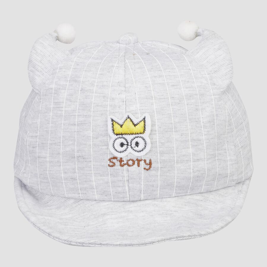 Kids' Brown Fabric Cap, , large image number null
