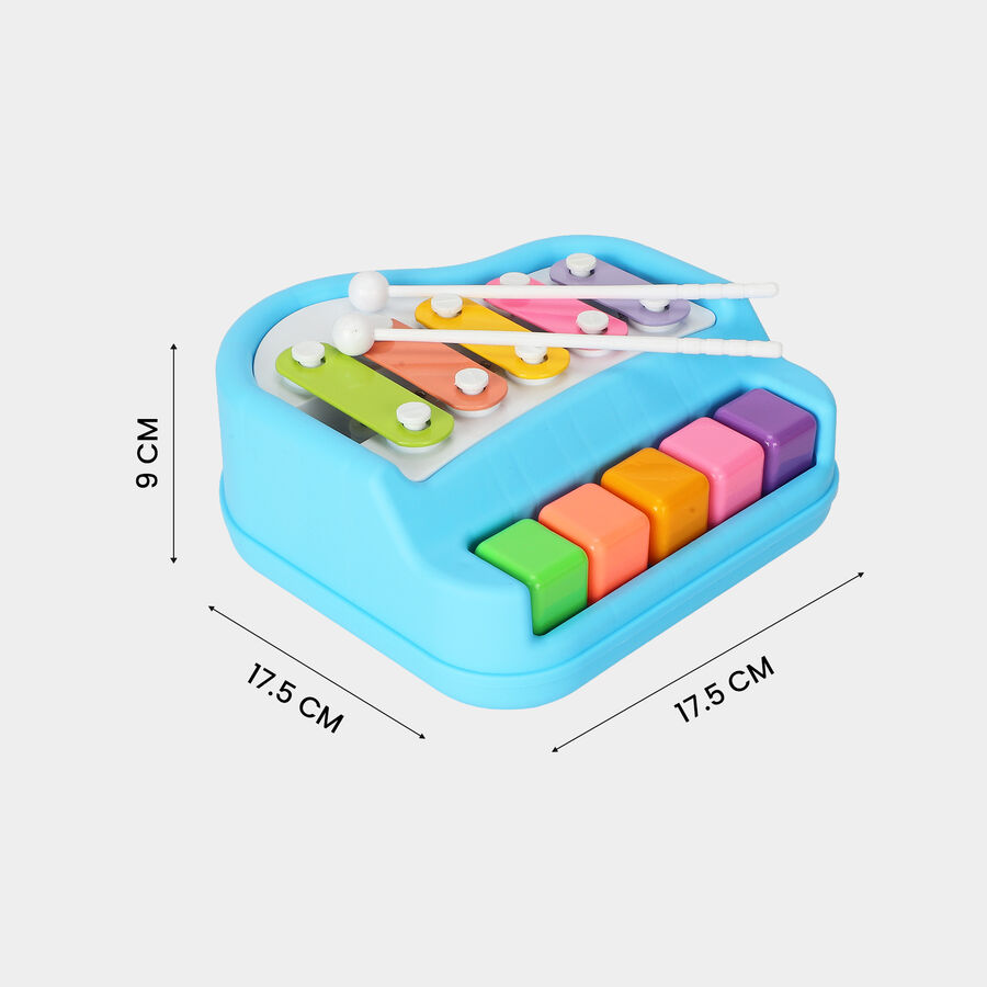 Kid's 2-in-1 Piano Xylophone Musical Toy, , large