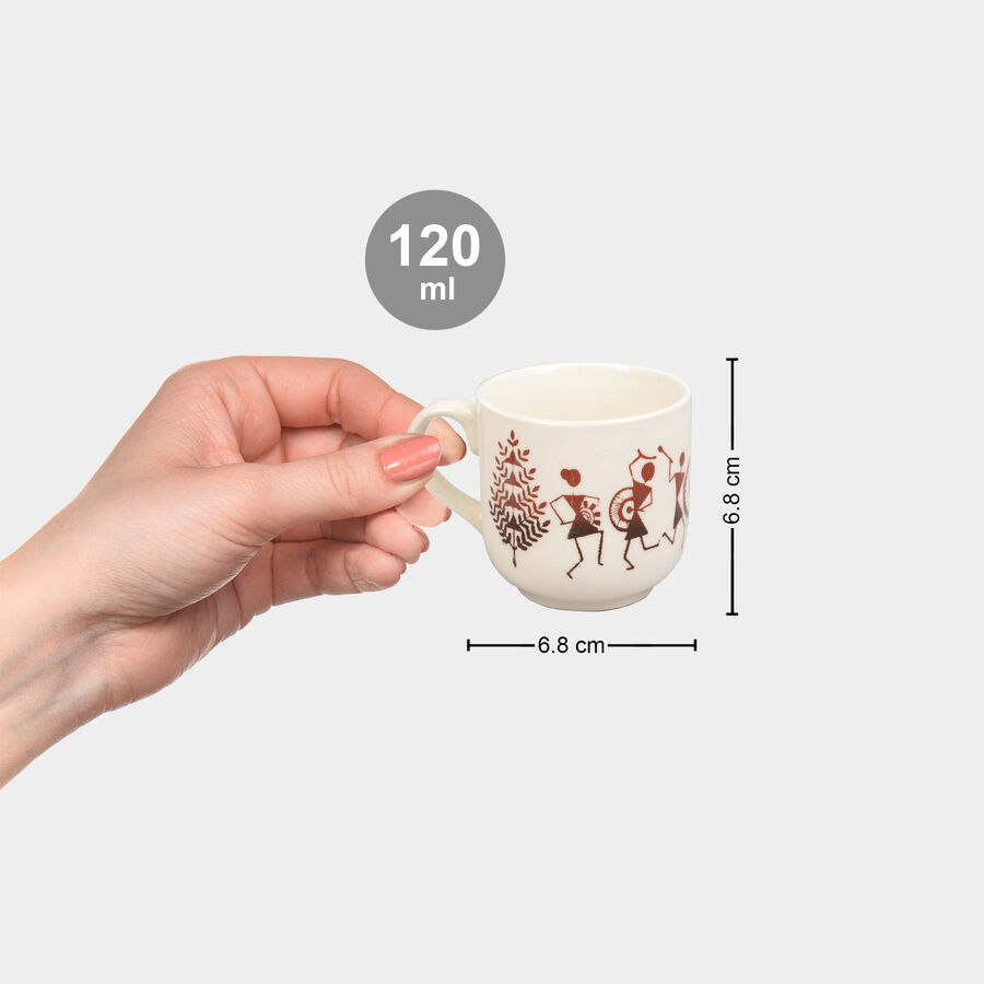 120 ml Stoneware Cup, Set of 6, , large image number null