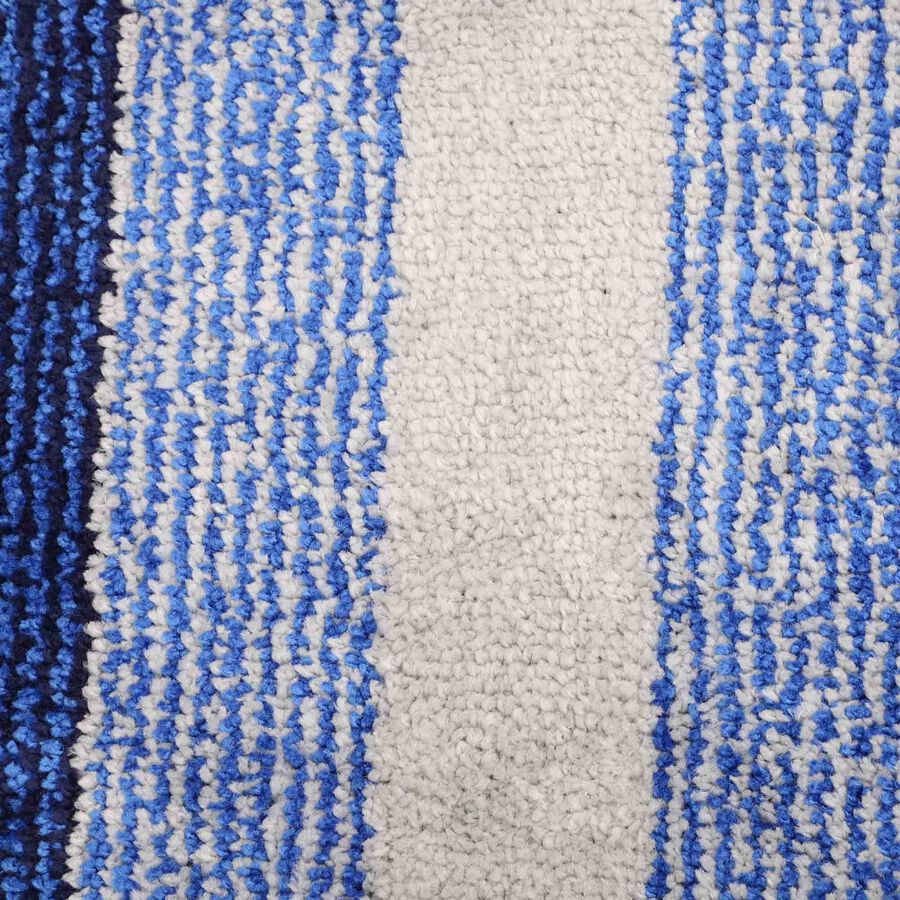 Anti-Skid Blue Polyester Door Mat, , large image number null