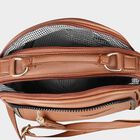 Women's Polyurethane Zipper Sling Bag, , small image number null