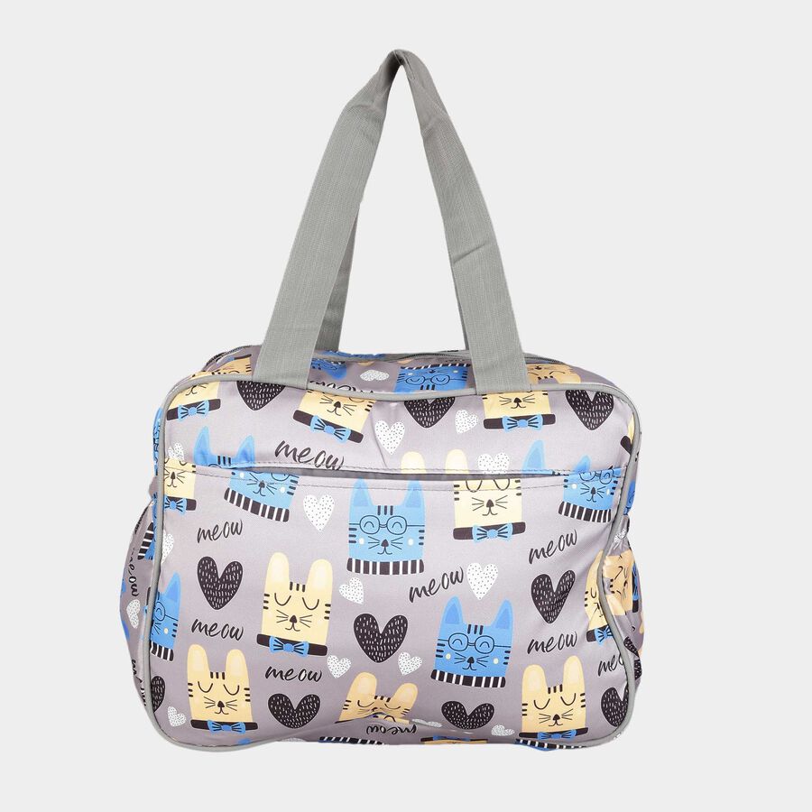 Polyurethane Mothers' Bag, 3 Compartments, Cloth Handle, , large image number null